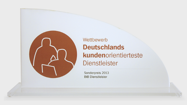 Germany's most customer-oriented service provider 2013