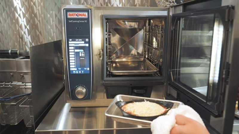 “It’s just a different way of cooking. Even other combi ovens don’t have these results; they are just ovens spraying water. RATIONAL is a step above.“