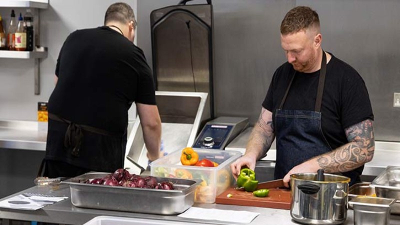 “Replacing six pieces of equipment with two has really changed how we work here. It’s freed up a lot of space, which gives our chefs more room for meal prep.“ 