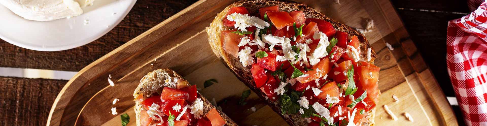 Tartines et bruschettas :