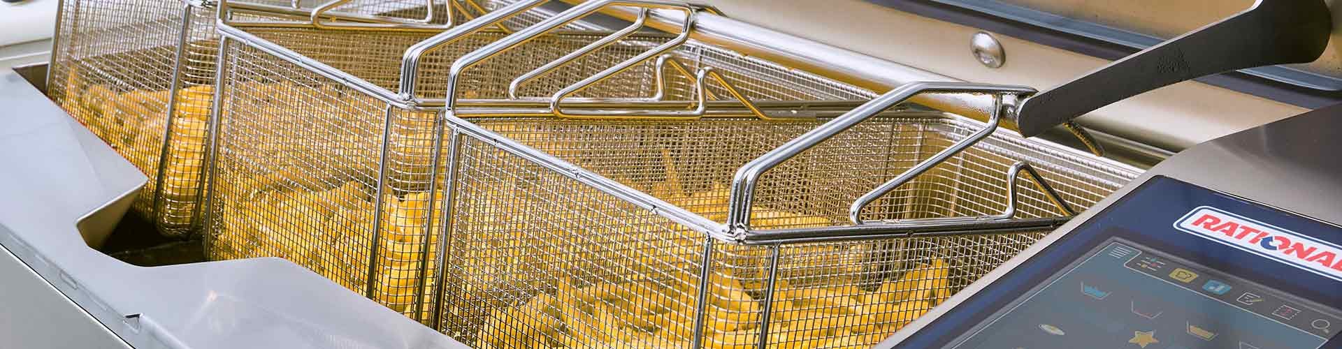 Friteuse professionnelle pour la restauration collective.