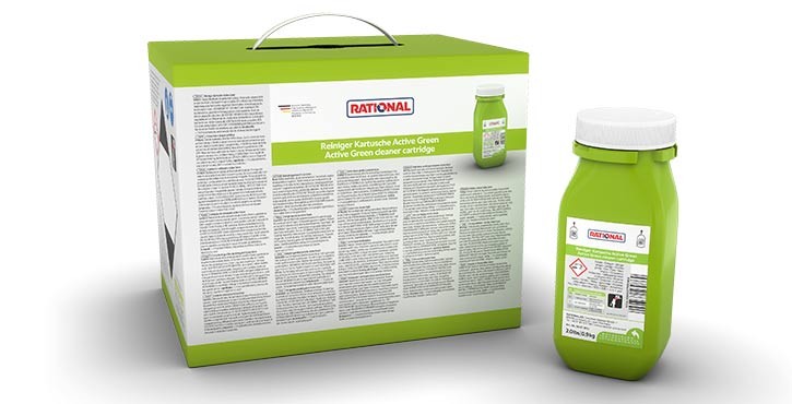 Active Green cleaner cartridges.