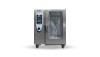 Rational self-cooking center with a glass door and advanced digital control panel, designed for automated cooking in commercial kitchens.
