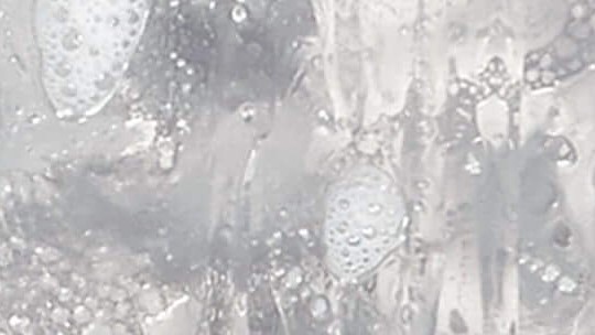 Close-up of cleaning foam distribution in the iCombi Classic during the cleaning process.
