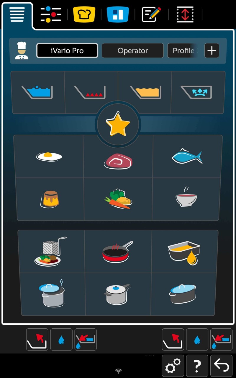 Écran de démarrage d'un appareil iVario Pro 2-S avec diverses options et réglages.