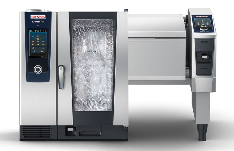 A Rational iCombi Pro oven and a Vario Pro cooking unit, demonstrating advanced kitchen technology.