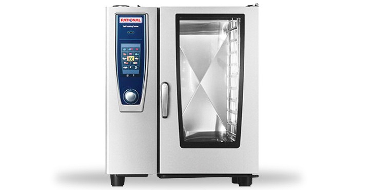 Vue de face du four mixte RATIONAL SelfCookingCenter.
