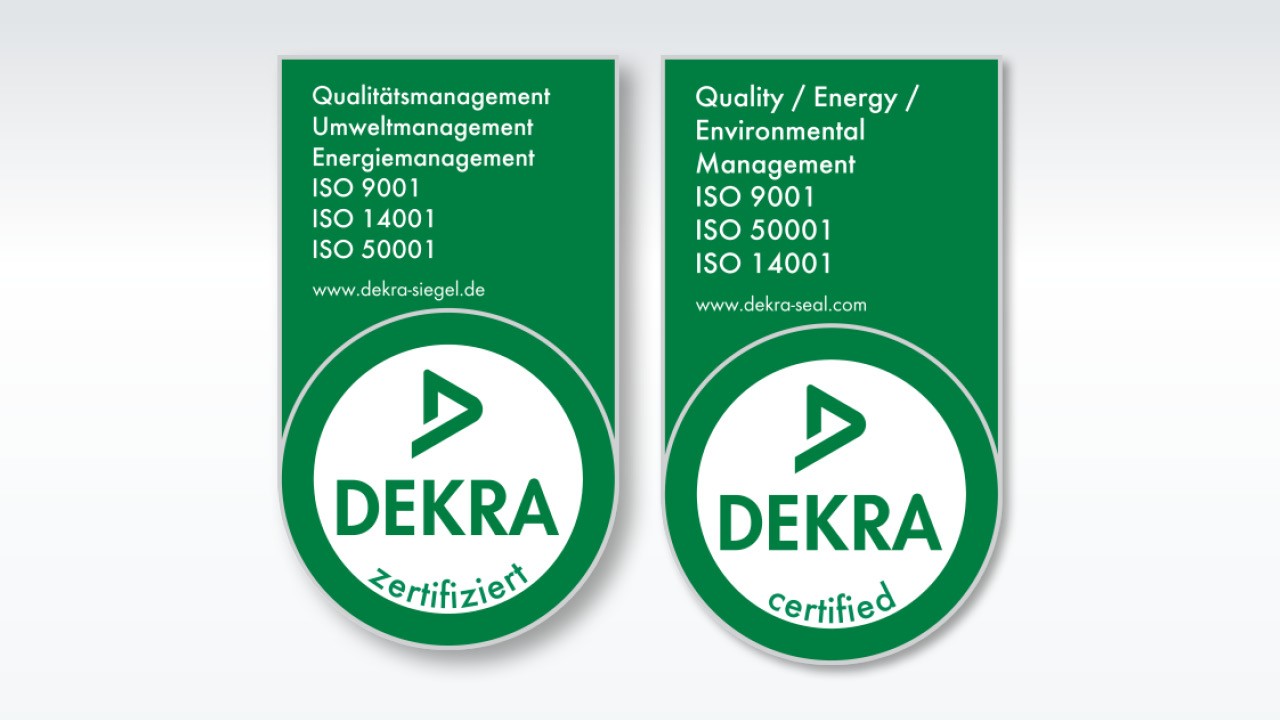 ISO 9001 since 2008, Quality Management Systems