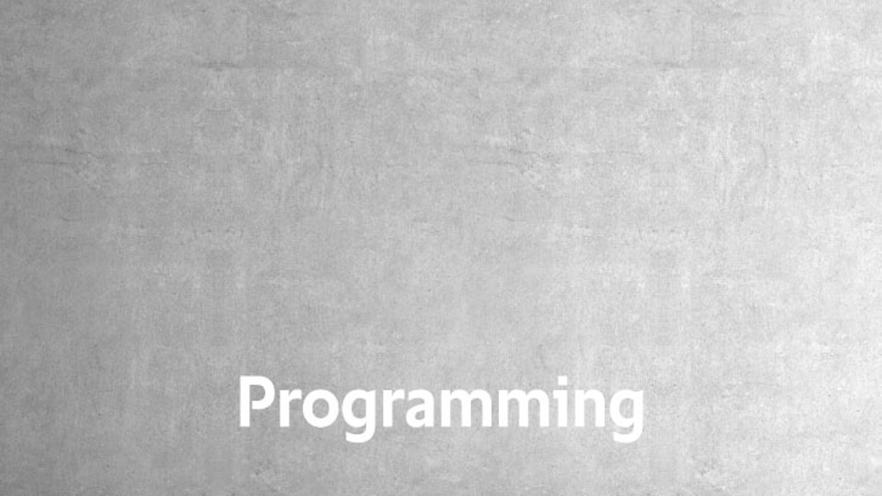 Programmation