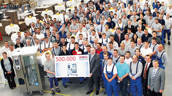 Produzione del 500.000° RATIONAL Combi-Vapore