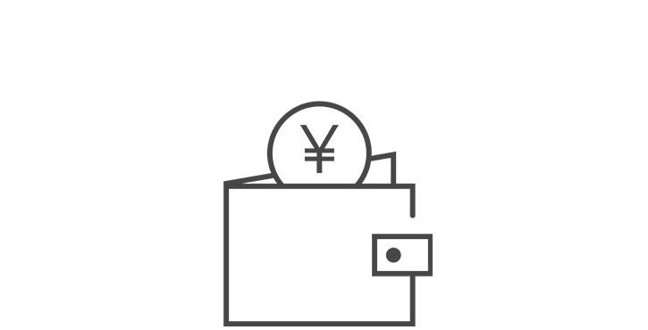 钱包与带有人民币符号的硬币组成的图标，象征信用凭证或财务结算流程。